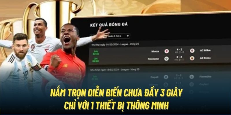 Nắm trọn diễn biến chưa đầy 3 giây chỉ với 1 thiết bị thông minh