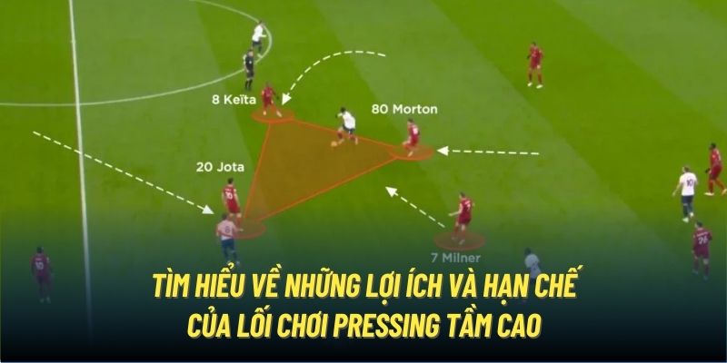 Tìm hiểu về những lợi ích và hạn chế của lối chơi pressing tầm cao